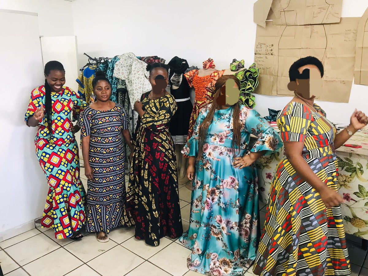 AVTF19's tweet photo. Afrisoc Vocational Training Facility-AVTF 
Students showcased their long Dresses 👗 yesterday Thu. 30/11/2023 

@OpenSociety @WeAreCohere_Org @SARefugee_Led https://t.co/9JAjjNmtzP