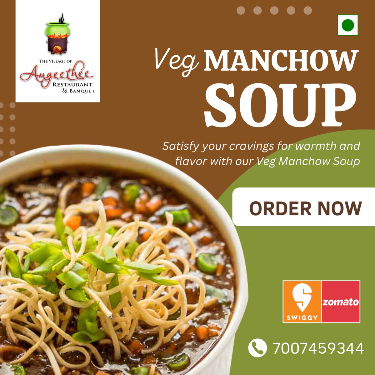 angeetheefood's tweet photo. VEG MANCHOW SOUP
🍲🍲🍲🍲🍲🍲🍲🍲
😋😋😋😋😋😋😋😋
Satisfy your cravings for warmth and flavor with our Veg Manchow Soup
THE VILLAGE OF ANGEETHEE. RESTAURANT & BANQUET💐
.
✅ Order Now
#thevillageofangeethee #mushroommater #resturants #banarsai #food #banquette https://t.co/bfpgXqFF57