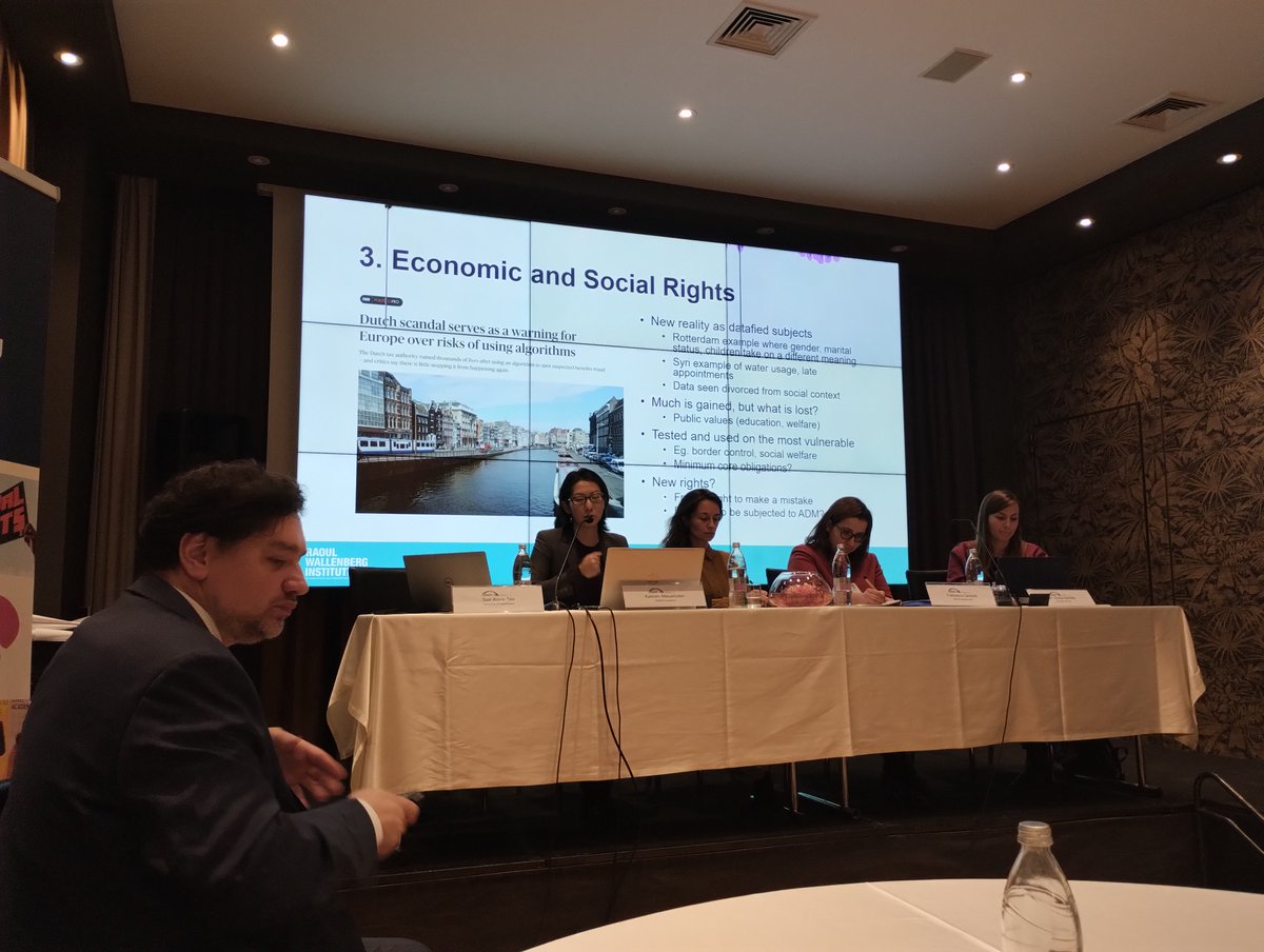 ennhri's tweet image. Before #CoLabAI day 2 is in full swing, a quick look at day 1&apos;s end! We had an expert panel with:
- Sue-Ann Teo, @RWallenbergInst, on AI&apos;s transversal #HumanRights impacts
- Francesca Centola, @MHESME, on AI&apos;s impact on mental health
- @gentile_giulia on AI&apos;s impact on #RuleOfLaw