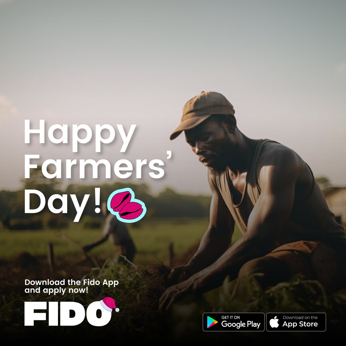 thefidocredit's tweet photo. 🌾✨ Wishing all our hardworking farmers a joyous #HappyFarmersDay

 🚜💚 Fido celebrates your dedication in growing the nation, as we continue to empower you financially.🌱 https://t.co/NMamdENnbS