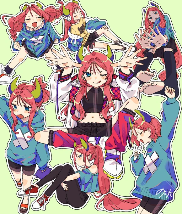 OC詰め合わせっ!! #イラスト