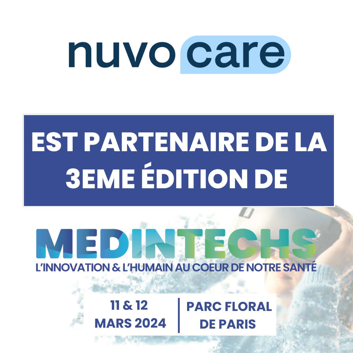 MedInTechs x Nuvocare : Améliorer la prise en charge des patients avant leurs opérations Nous sommes ravis d'annoncer notre partenariat avec Nuvocare, une plateforme numérique innovante au service des médecins et les établissements de santé !
