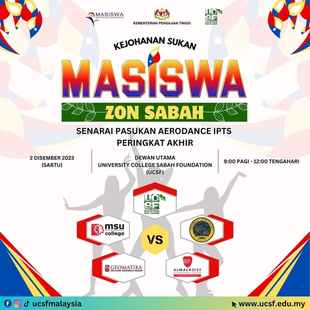 MSUCSabah's tweet photo. Tahniah!!! pasukan Aerodance MSU College Sabah mara ke Top 5..Tiada Yang Mustahil....Kita Usaha Sampai Jadi....
#msucollegesabah
#BeMSUrians
#go2MSU
#msumalaysia
#MASISWA
#masiswazonsabah https://t.co/hfEKTJzq4J