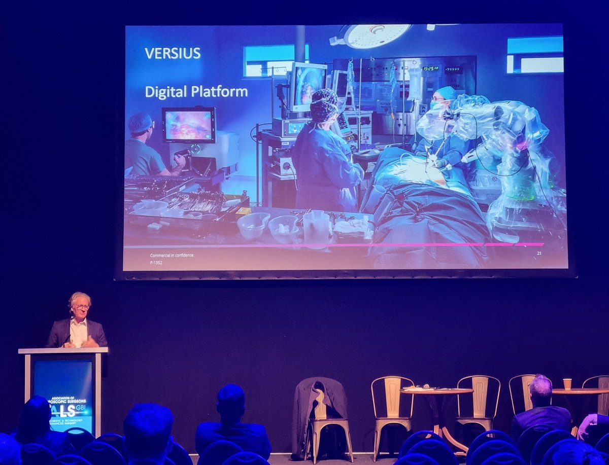ALRSGBandI's tweet photo. @DrMarkSlack is kicking off Day 2 of #ALS2023 with a great look into how data collection in #RoboticSurgery @CMRSurgical is impacting patient care.
#FutureOfRoboticSurgery
@PColorectal @OpenRoboticsOrg @PALRobotics @A3Robotics @leggedrobotics https://t.co/GEJyQs7CWh