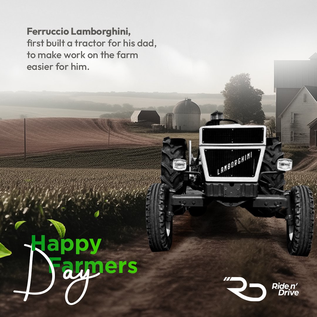 ride_n_drive's tweet photo. As we celebrate Farmers Day,let's honor the dedication of those who plow the fields and drive progress in Ghana.Cheers to the farmers - the true engines of growth #HappyFarmersDay #ridendrive #carenthusiats https://t.co/CdlvKYEE4V
