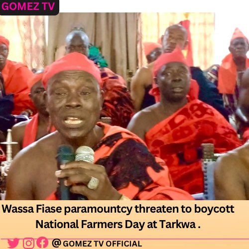 Their decision is borne out of an alleged disrespect to the Paramount Chief by the MCE and MP for Tarkwa Nsuaem as well as the Western Regional Minister, Kwabena Okyere Darko. #HappyFamersday  #ThisIsTema #reducedprice  #Abenakorkor #Tarkwa