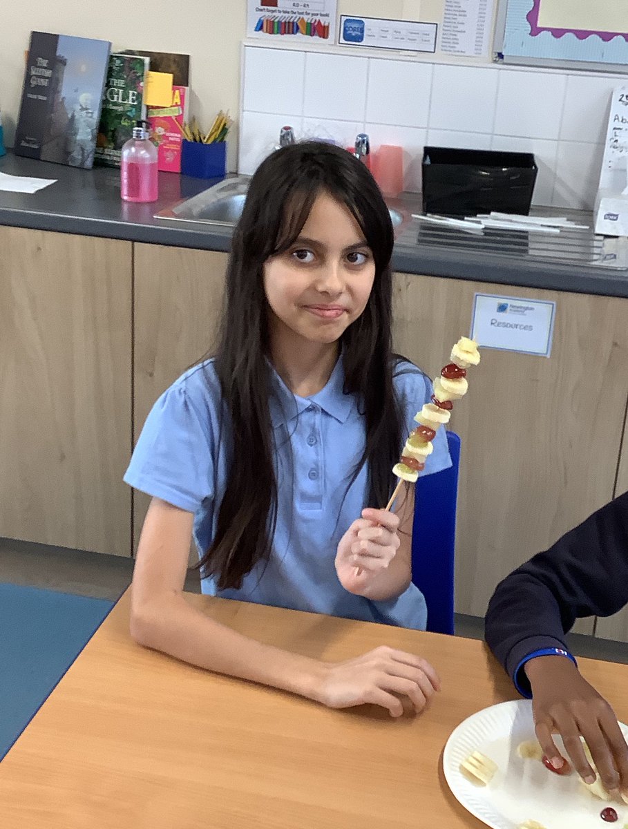 Super fruit skewers created by Year 6 in DT <a href="/wearenewington/">Newington Academy</a>