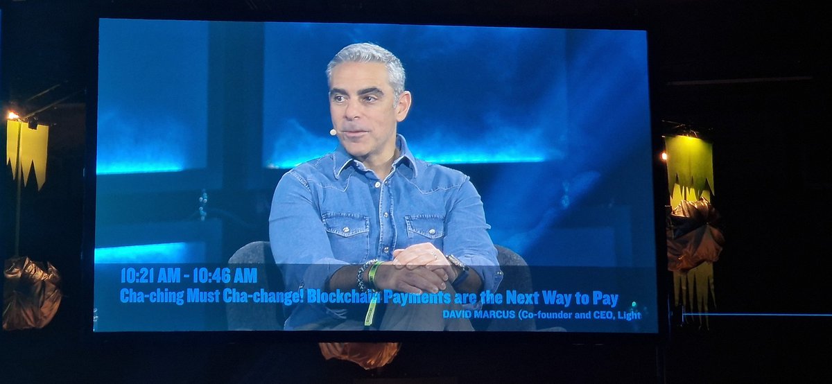 'The payment system is not efficient, there is no interoperability... sending money should be as easy as a text message' @davidmarcus CEO @lightspark #blockchain #bitcoin #slush2023 #slush #payment