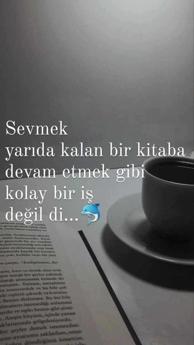 Oğuz Atay'ın dediği gibi...🐬