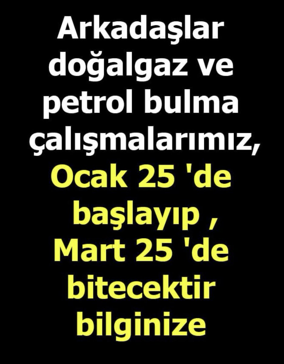 Günaydın vatanperver yurttaşlar, yılın son ayının ilk gününden merhaba.
Pek yakında 3Y kanallarında görməyə başlayacağımız derin sondaj haberleri hazırlık aşamasında.

#1Aralık seçim başı