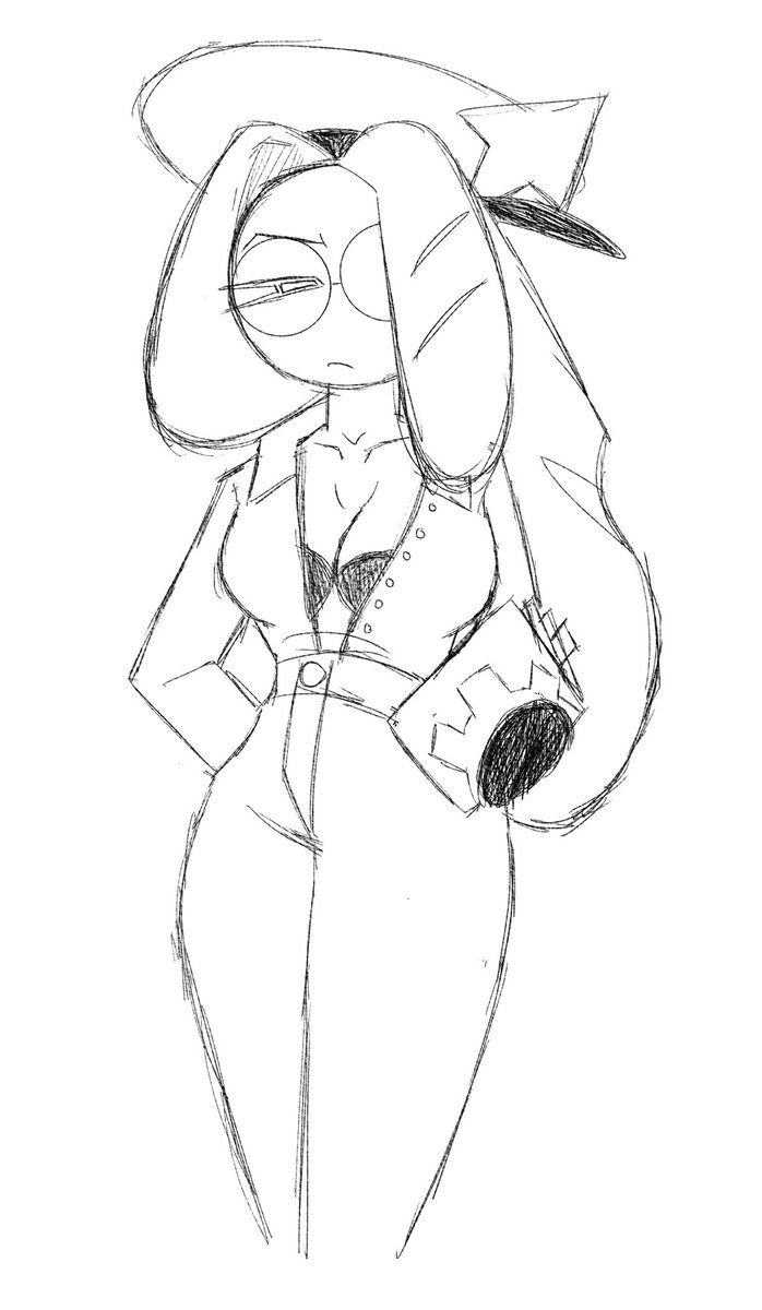 raetreader's tweet image. Quick sketch I did during dnd…I’m super normal about her btw