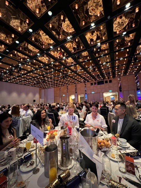 Thrilled to support this lovely Cause at the Women in Insurance NSW Christmas Breakfast, heartened to see the amount of #itsinthebag donations for Share the Dignity, thanks for the invitation Haylo People.