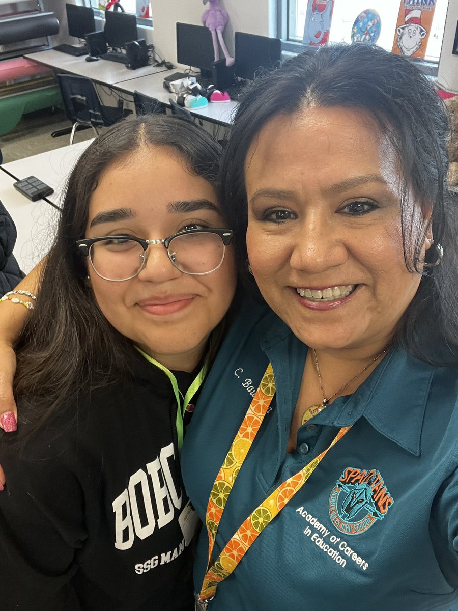 Puentes Middle School visits PHHS Education &amp; Training! 🥳
Got to see my once second grade student Andrea! 💕