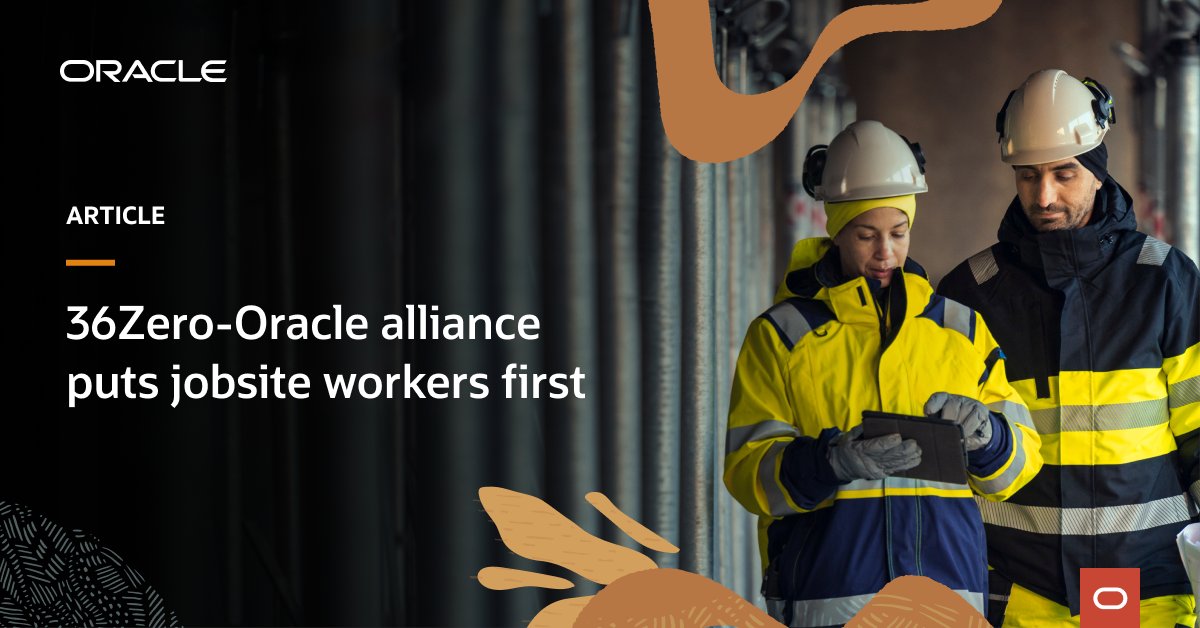 RickBell123's tweet photo. Wearables help the 36Zero-Oracle alliance combine ✔️jobsite optimization, ✔️worker wellbeing, and ✔️safety into one. Learn how: https://t.co/usUehl2H0Y https://t.co/ARsQtQvWmq