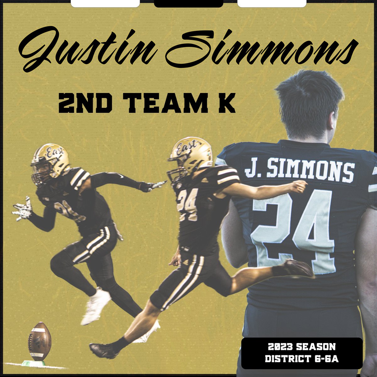 2nd Team K - Justin Simmons! #GoldBlooded