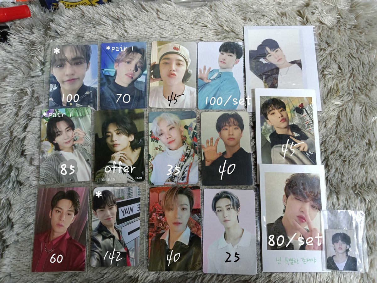 [Help RT]
🛍 Wts / want to sale 

- bekasi, ina
- inc pack+adm
- ww buyer must have ina address
- not for sensitive buyer 

🏷 wts lfb aab seventeen svt scoups jeonghan joshua hoshi mingyu the8 dino dream semicolon fml henggarae sg22 sg21 japan attacca caratland 2022 birthday box
