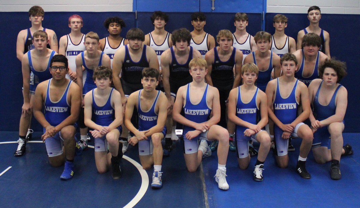 Lakeview wrestlers open the season tomorrow at the Lakeview Invite. Action set to start at 12:30 PM.  Let’s Go!!! #lakeviewvikes #VikingTough #Valhalla