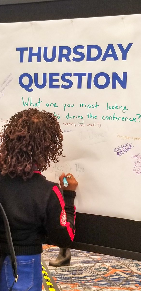 CHADD_ADHD's tweet photo. What would write as an answer to Thursday's #ADHD2023 question, "What are you most looking forward to during the conference?"
#questions
#adhdquestions #ADHD #quoteoftheday #adhdthoughts #baltimore #adhdconference https://t.co/G4ZT9V6tbA
