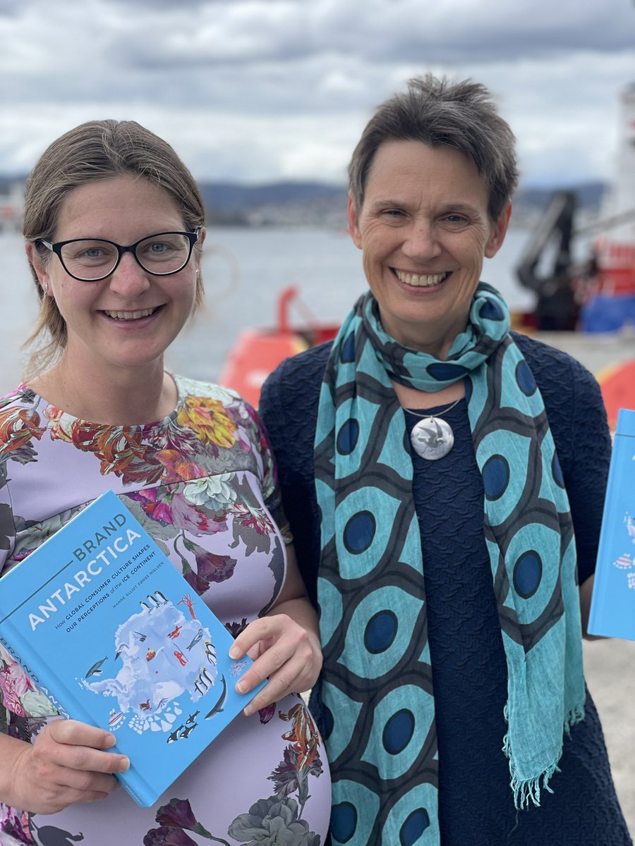 Congratulations @WideWhiteStage on the launch of your important book, Branding Antarctica. What a fantastic topic and a wonderful way to celebrate Antarctica Day! @UTAS_ @elizabeth_leane