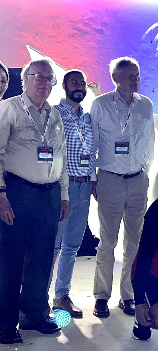 SpanopoulosLab's tweet image. With Nobel Laureates Profs. Stanley Whittingham and Joachim Frank at the SIPS2023: Poeppelmeier International Symposium on Solid State Chemistry!
#SIPS2023 #NobelPrize #Solidstate #Sustainability