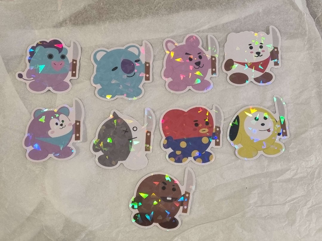 shaymonade's tweet photo. bt21 series mwah my babies 💖😎 https://t.co/7qFCWC35N5