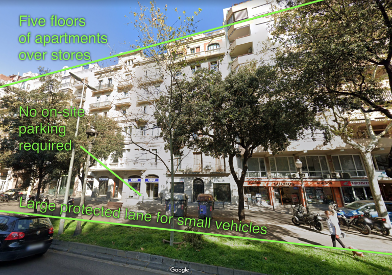 2 pictures that show how invisible laws shape the environment we live in every day. On the left, West LA; on the right, Barcelona, Spain. People often assume our urban landscape evolved organically, but it's the result of hidden and rigid political choices.