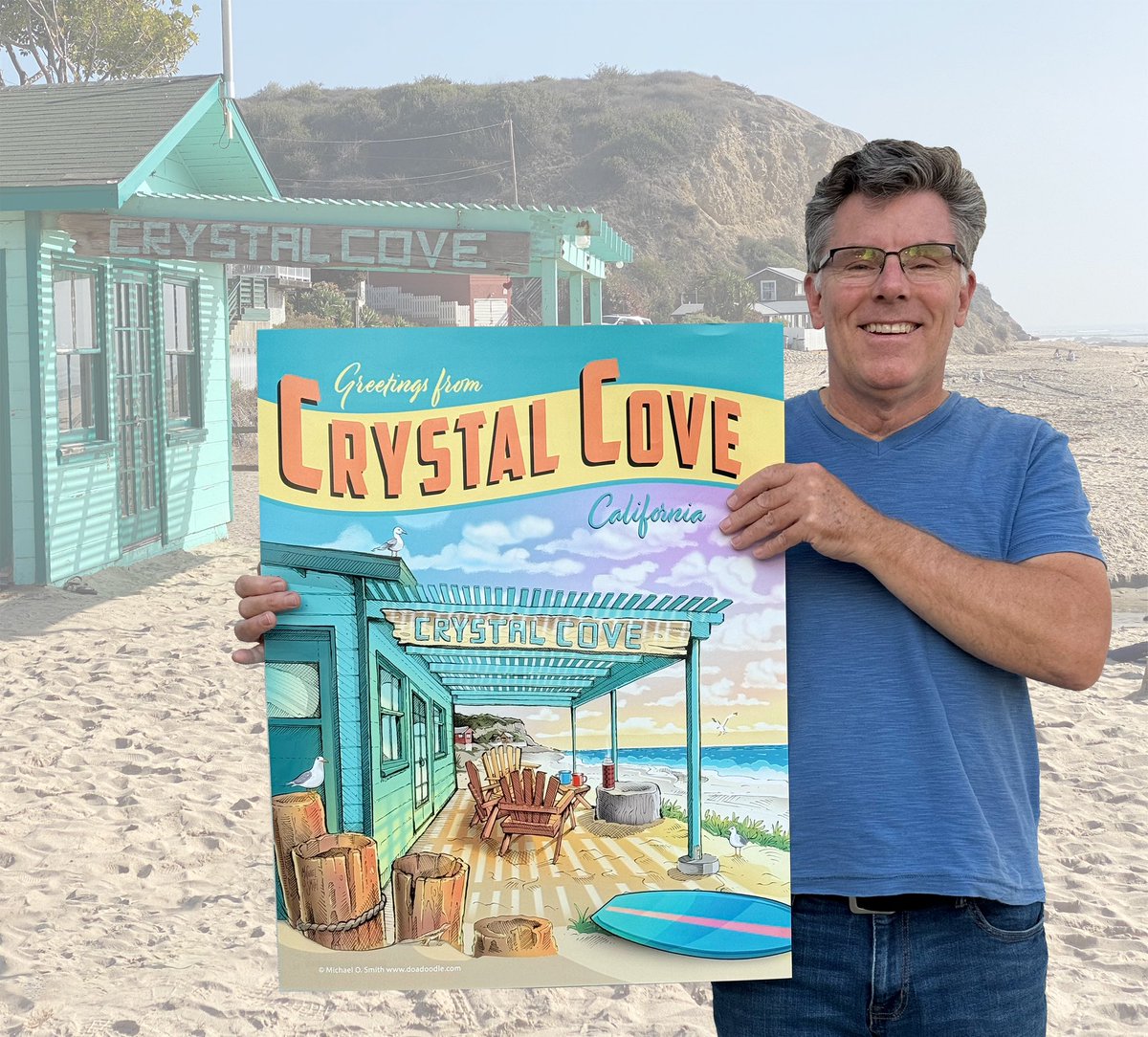 doadoodler's tweet photo. 22x28 limited Crystal Cove Posters available! https://t.co/r38bv8IPrA