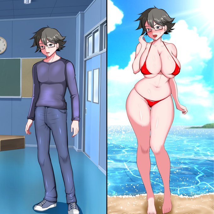 Skebご依頼作品を納品しましたので公開します💖
(11月に納品してます)

OCさんの身体が女体に入れ替わりましたw
さぁ
みなさんが入れ替わったら何をするのかなw 