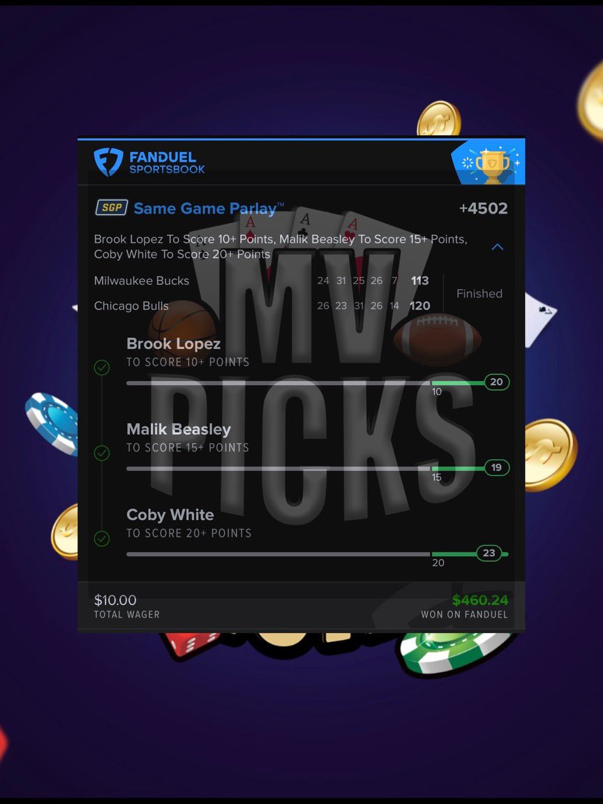 MVPICKS4's tweet photo. Cash the live bet to cap off the night💰💰. Sent in the Premium discord. https://t.co/1Bix7dBYgX   #NBATwitter #sportsbettingpicks #sportsbettingpicks #fanduel #livebet https://t.co/Gz71RYwANK
