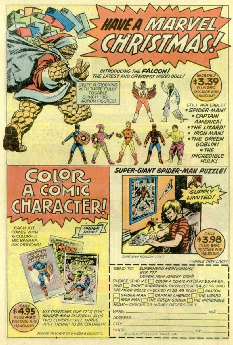 How cool is this classic Mego comic ad! Personally never saw Falcon or Iron Man in my area growing up. Had the others pictured though. How about you? @MegoMuseum @toysthatmadeus @toyshiz @ToycollectrMag @ZakkWyldeBLS @sebastianbach @tweetmesohard