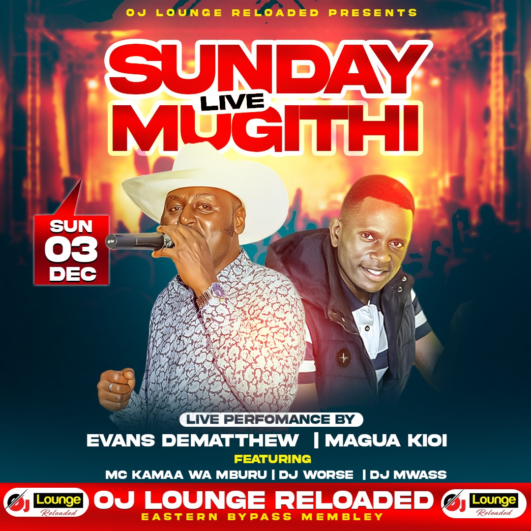 OJLoungeKe's tweet photo. Sunday Mugithi https://t.co/tO5orrgaKL