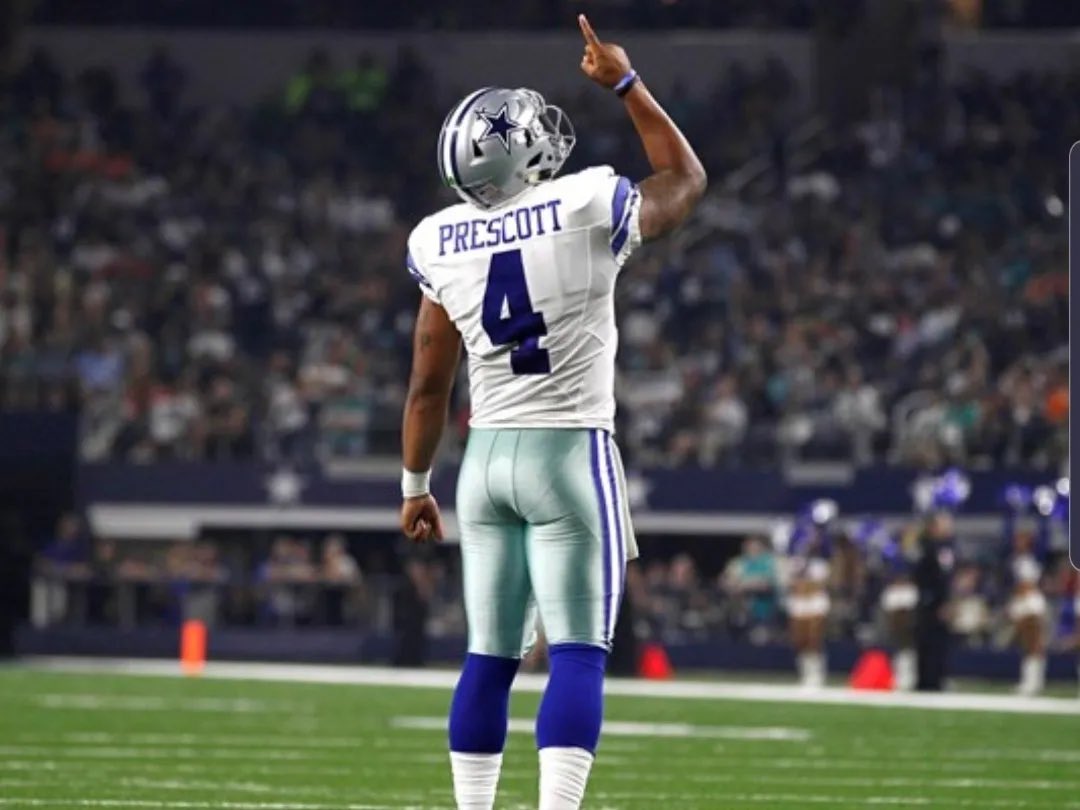 MLFootball's tweet photo. YOUR #NFL MVP: 

#Cowboys QB Dak Prescott BALLED OUT

-299 passing yards
-3 TOUCHDOWNS 
-29 completions 
-Dak had third best odds to win MVP, per @betonline_ag, that will change
-Dallas has a 9-3 record 
-THE MOST TD’s thrown since week 8 by a QB BY DOUBLE🤯🤯🤯

DAK HAS BEEN SPECIAL ALL SEASON LONG 🔥🔥