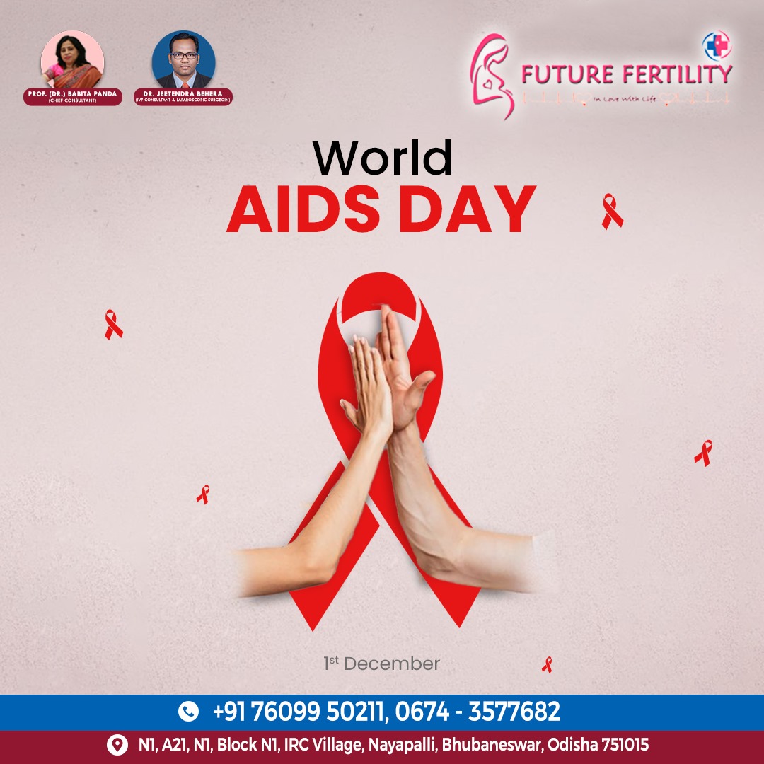 FutureIvf's tweet photo. On this World AIDS Day, let's stand united in the fight against HIV/AIDS. Raise awareness, show support, and promote education.
Future Fertility IVF Center, Bhubaneswar https://t.co/ImhyXSwtRo