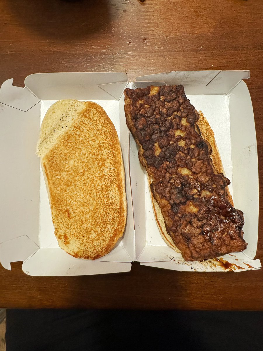 Ummm <a href="/McDonalds/">McDonald's</a> what’s up with this weird looking McRib?