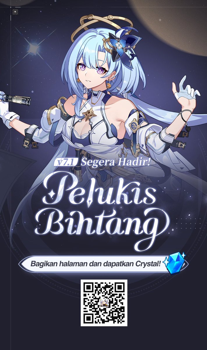 Bahtiardo's tweet photo. v7.1 segera hadir! Debut Battlesuit baru Cosmic Expression! https://t.co/qL6onH3ZPZ