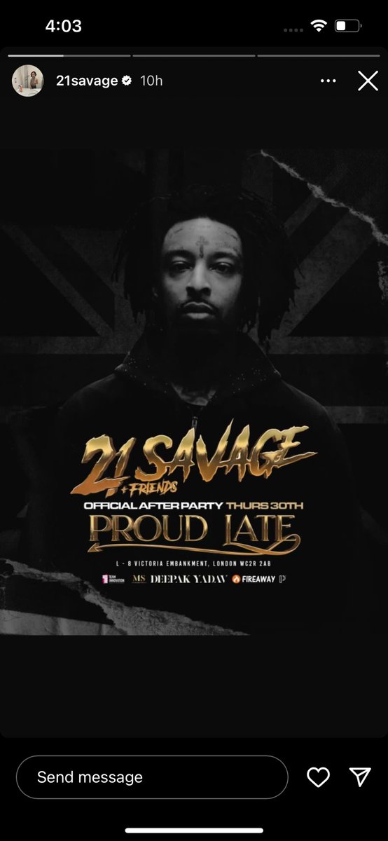 mihikakumar's tweet photo. paid hard earned money for my guy @21savage to say he wasn’t being paid enough⁉️thought he had 1 2 3 4 5 6 7 8 M’s in his bank account 🫣 (2nd pic is angry us) https://t.co/HnCEoQlScT