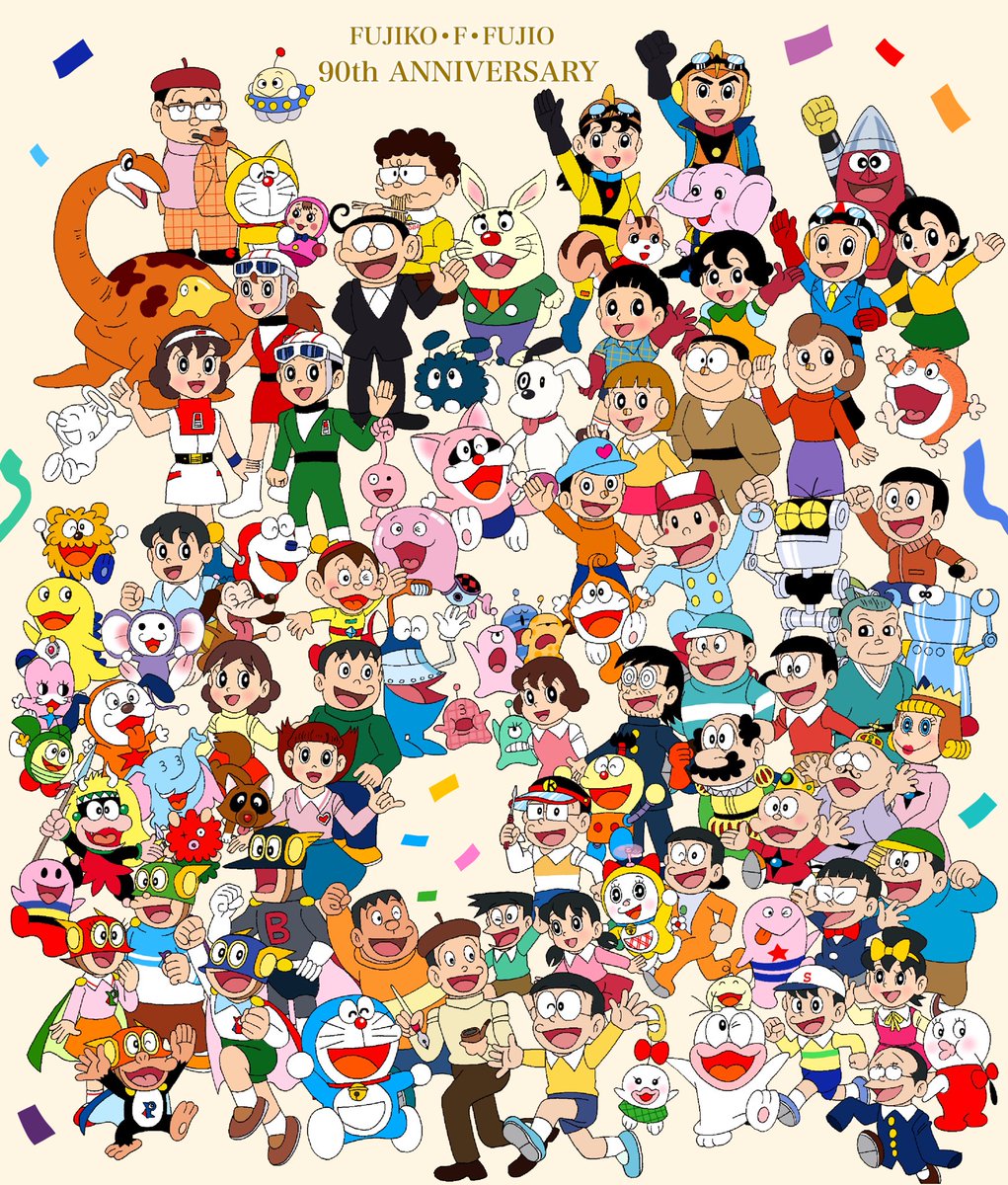 Perman_channel's tweet photo. Today is the 90th birth anniversary of Fujiko.F.Fujio 🎂 The creator  of Doremon, Perman, Kitretsu and many other popular shows.They made our childhood very happy. Thank you for your wonderful characters and dream-filled story ✨

#Doraemon
 #indiawantsperman
#ドラえもん https://t.co/Xcdblnk4Q2