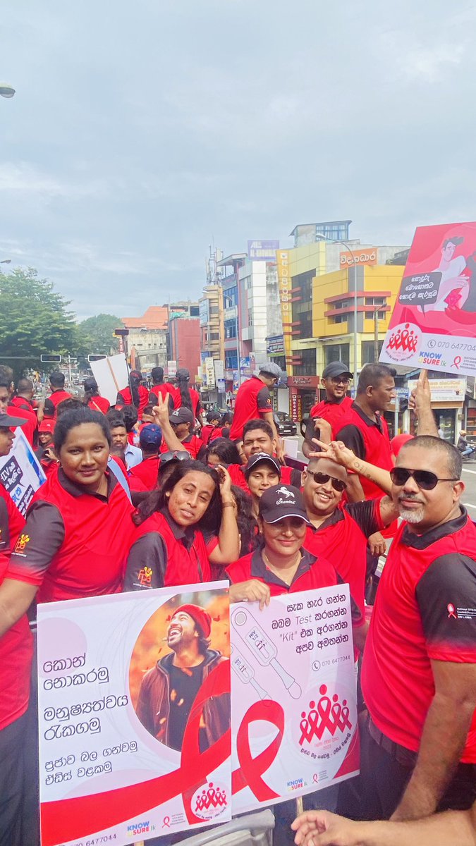 FPA_SriLanka's tweet photo. We are at the AIDS Day Walk together with communities and partners to commemorate World AIDS Day 2023. https://t.co/ygMKHkHzNq