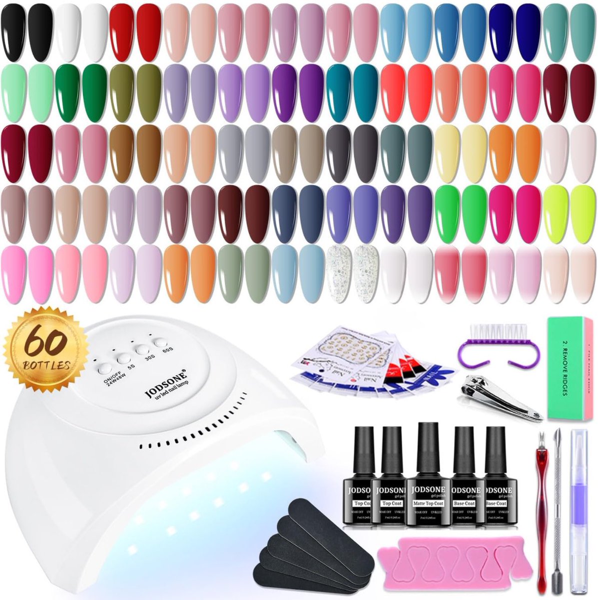 Dezsdeals's tweet photo. 💅60 PCS Gel Nail Polish Kit with U V Light Base💅

🔴 https://t.co/YnqcgxxuJX

✅ Bookmark &amp; Follow ✅

#nailart #mattenails #glossynails  #gelnails https://t.co/P3A6KguyTA