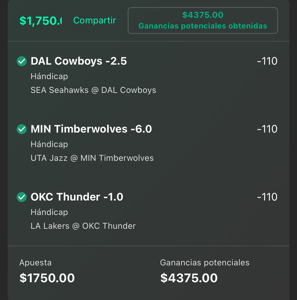 Money_Picks_'s tweet photo. Cobramos!!! 4to Verde Consecutivo 🥳🤑😎 https://t.co/z1DIhFWcjI