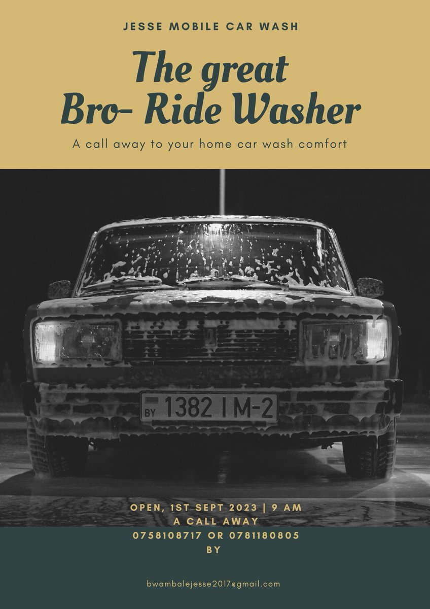 Jesse_jombk's tweet photo. @wekesa_amos @Ugandalodgesltd "🚗✨ Need a professional touch to keep your car looking spotless? Look no further! Our Mobile Car Wash brings the showroom shine right to your doorstep. Book today and enjoy a sparkling clean car. 💦 #CarWash #AutoDetailing #MobileCarWash" https://t.co/jIX5RvJYaK
