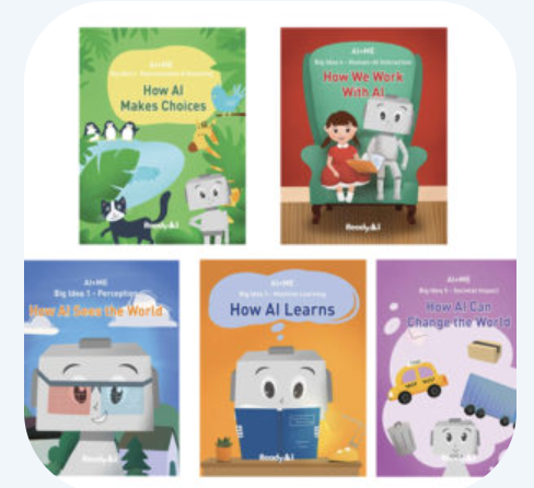 👀 for elementary books on AI? Try the ReadyAI 5 Big Ideas set. Here are some YT read alouds I made for my school. Representation & Reasoning youtu.be/0gJ3_LiAQeM Societal Impact youtu.be/jL0YiCbHPl4 #csweek2023 #CS4LAUSD #AI4K12 @ITI_LAUSD @YMeza44 @3rdGradeTekkie