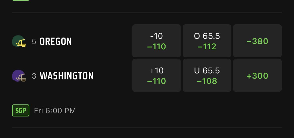JTLOnTheMic's tweet photo. Want to bet the best football game on TV tomorrow? @BetOpenly has you covered! 

Best lines and odds with 0 variance and 1% juice 

6 points better on the Washington side and 14 points better on the Oregon side then DK

MAKE IT MAKE SENSE!

https://t.co/4GGoyJ1Ola https://t.co/uaSKJFJzzR