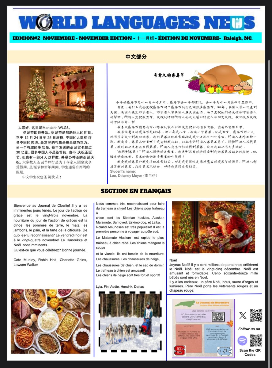 World Languages - Immersion @ Oberlin Middle tweet media