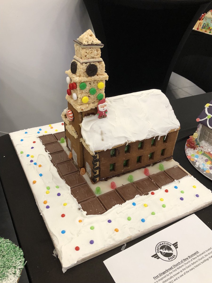 annglech's tweet photo. Loved the gingerbread houses on display at the New Brunswick Performing Arts Center. The lessons learned on this one were particularly useful #NovemberShapeChallenge https://t.co/IgeiYKpC3N