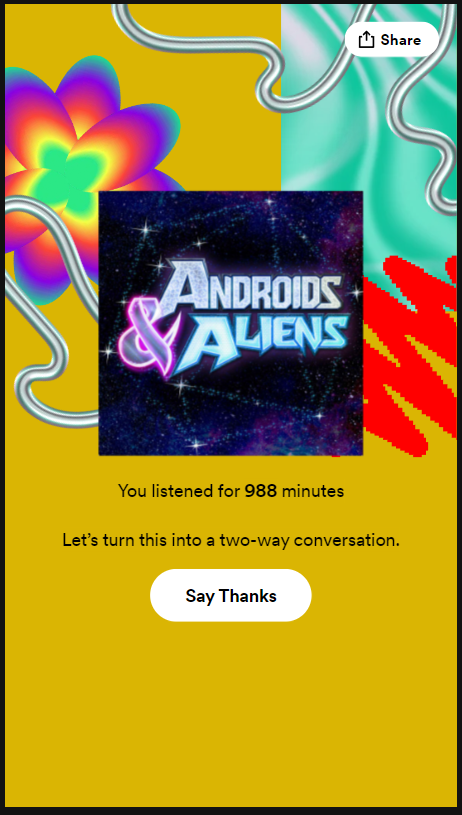 Godsbane's tweet photo. @glasscannonpod just checking my Spotify Wrapped. Mmhmm, mmhmm... Yes. This all seems in order... https://t.co/XGbiSFEJ0Y