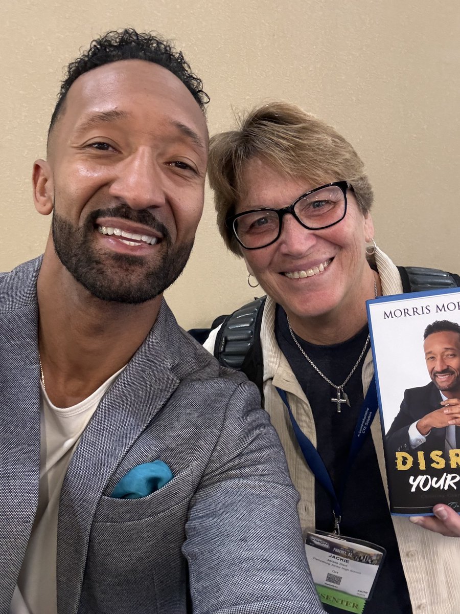 W-O-W!!! The keynote speaker today was Morris Morrison- what an amazing individual!!! He is someone that easily could have made excuses and gone nowhere, but chose to make a difference. This video is just a small portion of his session today. Yes - several were in tears.