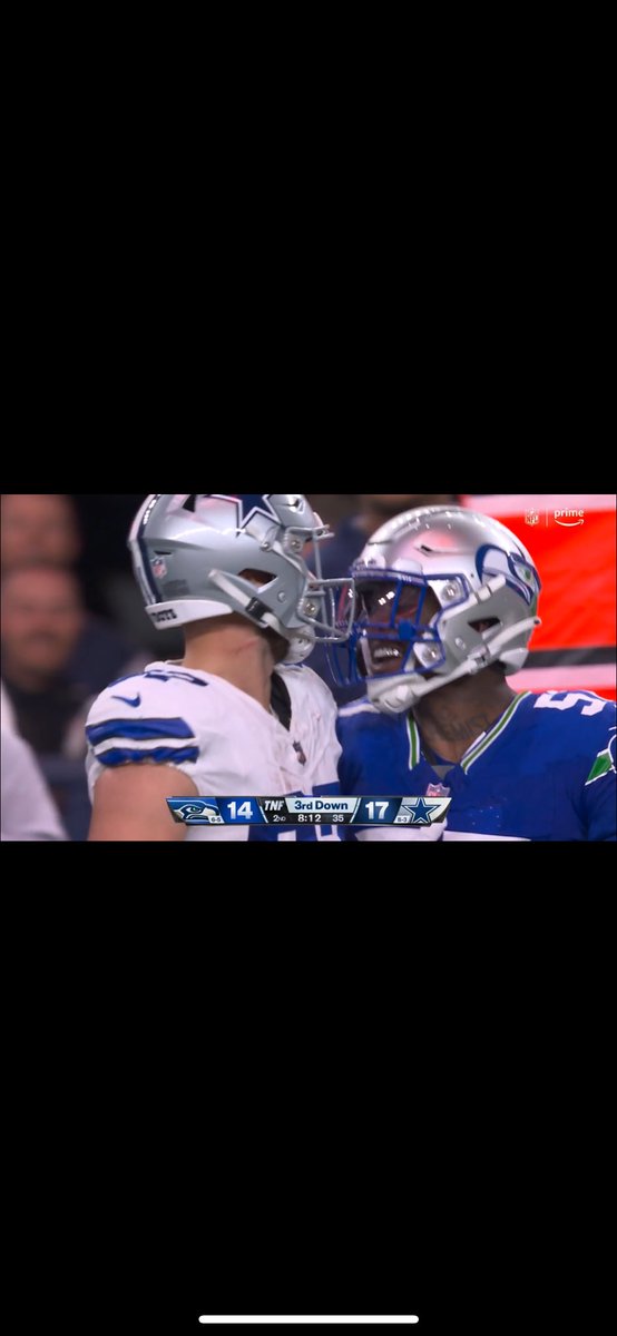 Chiefdiesel39's tweet photo. Kudos to @jqfergy11 tonight. Seattle gives him every bit of the business, and my guy steps up and to give our @dallascowboys the lead late. Absolute beast. Thanks from a fan. Go Cowboys! https://t.co/7vpMJCtZfr