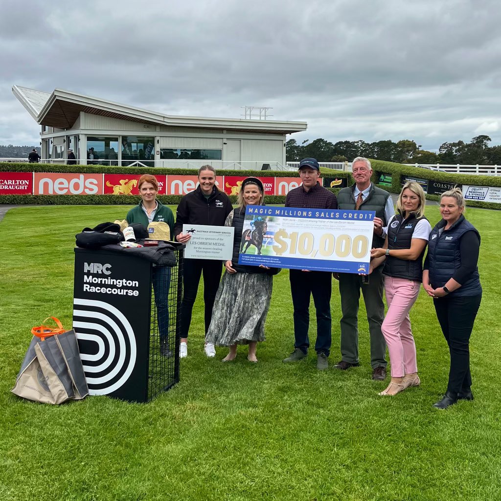 Fulmen Park (@fulmenp) on Twitter photo We are delighted to be able to congratulate <a href="/mattlaurierace/">Matt Laurie Racing</a> on winning the 22/23 Les Obriem medal, as a long time supporter of the farm, it was made all the more special to us to share his moment! <a href="/MelbRacingClub/">Melbourne Racing Club</a> <a href="/RacetrackVets/">RVS | RacetrackVetServices</a> <a href="/mmsnippets/">Magic Millions</a> <a href="/Racing/">Racing.com</a> We are delighted to be able to congratulate <a href="/mattlaurierace/">Matt Laurie Racing</a> on winning the 22/23 Les Obriem medal, as a long time supporter of the farm, it was made all the more special to us to share his moment! <a href="/MelbRacingClub/">Melbourne Racing Club</a> <a href="/RacetrackVets/">RVS | RacetrackVetServices</a> <a href="/mmsnippets/">Magic Millions</a> <a href="/Racing/">Racing.com</a>