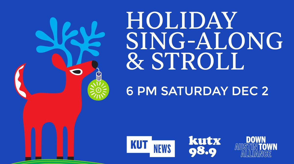 GinaHinojosaTX's tweet photo. In the District: Join @KUT, @KUTX &amp; the @DowntownATXInfo for their 29th Annual Tree Lighting, Sing-Along and Stroll on Dec. 2nd. Enjoy food trucks, local artist vendors, photos with Santa, and more. 

More info: https://t.co/KvHf1mCBxN https://t.co/Ay08m32n1S